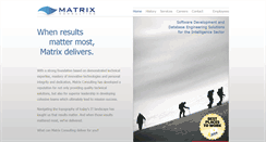 Desktop Screenshot of matrixconsultingllc.com